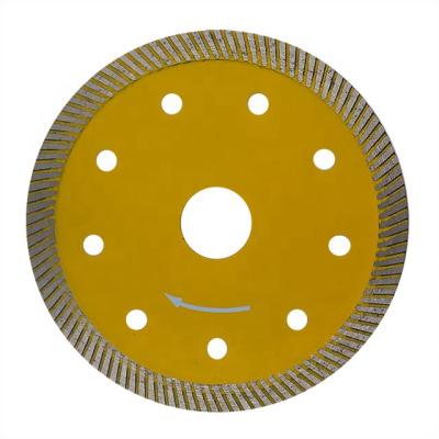 China Super Thin Diamond Turbo Saw Blade Ceramic Tile Porcelain 110x8mm Order Lead Time. high speed straight soft edge 3-5 days for sale