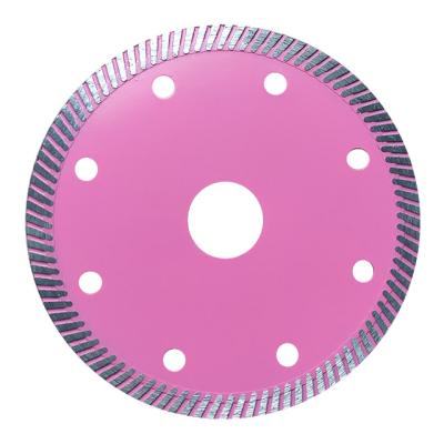 China Diamond Cutting Wheel Hot Pressed Super Thin Type 105x7x1.2. high speed straight smooth edge for granite, marble for sale