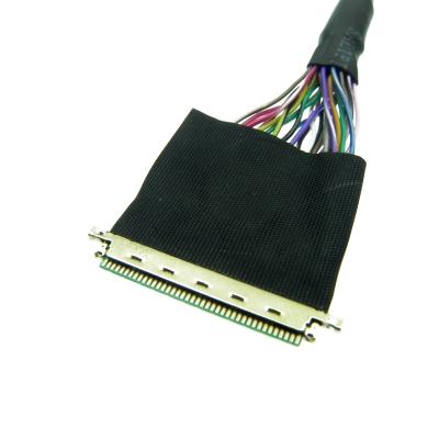 China Good I-pex 20455 custom transfer 0.5mm connector 40 pin lvds cable for lcd monitor for sale