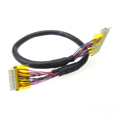 China Good JAE FI-X30SSLA-HF-R2500 30pin connector lvds transfer cable assembly for Lvds interface for sale