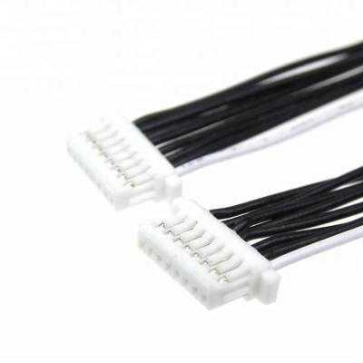 China Electronic original custom jst SHR-8V-S 8 pin connector wasted end clad wire harness cord assembly cables for sale