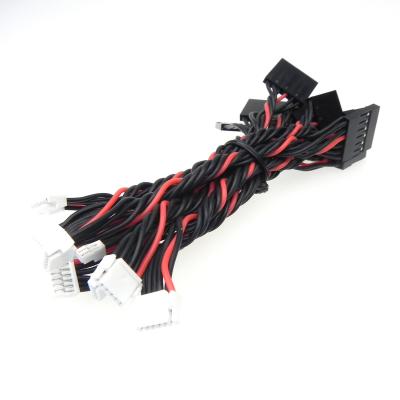 China Good Transfer Custom Insulated Coaxial Cable JST pH Male To Male VDE 4awg Silicone Heater Wire Harness for sale