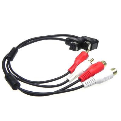 China DVD player dedicated audio input line AUX line. P01P99 cable for car audio CD/DVD for sale