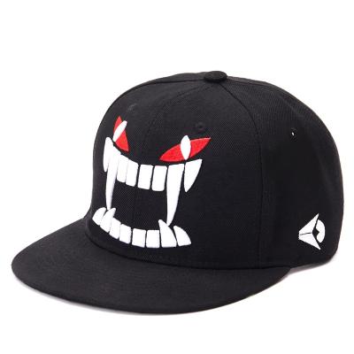 China Wholesale Custom 6 Panel Hip Hop Flat Brim High Quality Custom 6 Embroidery Logo Sports Snapback Hats for sale