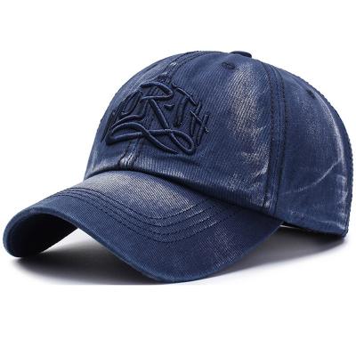 China JOINT Wholesale Fitted Custom Embroidery Logo Washed Vintage Sports Baseball Caps Hats for sale