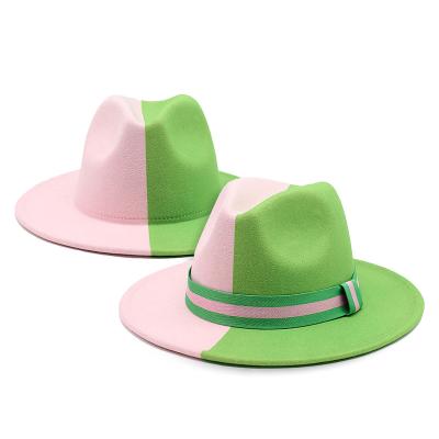 China 2022 Character Fashion Wholesale New Custom High Quality Women's Brim Felted Hat Wide Brim Hats for sale