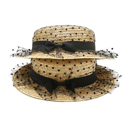 China Wholesale Character Summer Custom Lace Sunvisor Beach Outdoor Straw Hats For Women for sale