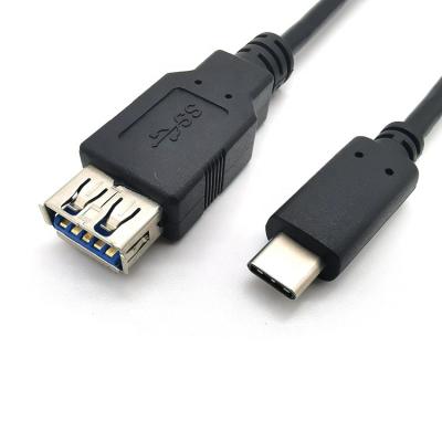 China New Design USB3.1 Type C Male Data Transfer To USB3.0 Female OTG Extension Cable for sale