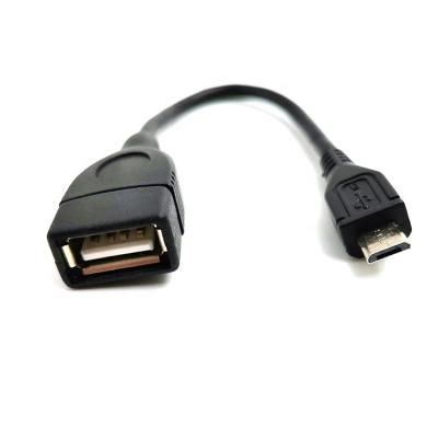 China Widely compatible with high speed usb 2.0 usb flash driver one female to micro usb 5pin male OTG cable for sale