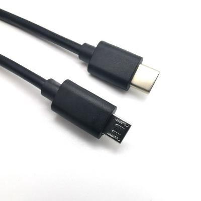 China Convenient Type C Male USB To Micro USB Male Cable for sale