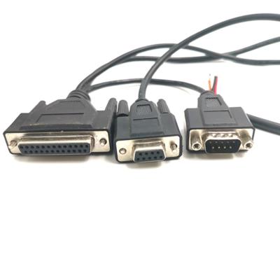 China RS232 COMPUTER Serial DB25 Female To 9 DB Male Female DB9 Communication Cable for sale