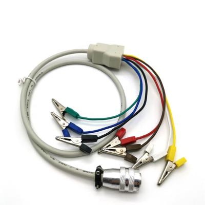 China Electronic communication aviation plug to clip power cable for sale