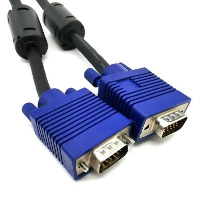 China Wholesale High Quality 1.8M COMPUTER 15 Pin Male To Male VGA Cable With Ferrites for sale