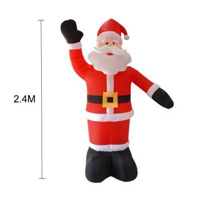 China Christmas Inflatables Santa Claus Christmas Inflatables Outdoor Party Halloween Carnival Decorations Lights Holiday Explosion Yard Decoration Clearance for sale