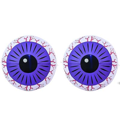 China Party Halloween Carnival Inflatables Eyeball 2 Pack Outdoor Decoration LED Light Up Eyeball For Halloween Party Indoor Outdoor Garden Lawn, for sale