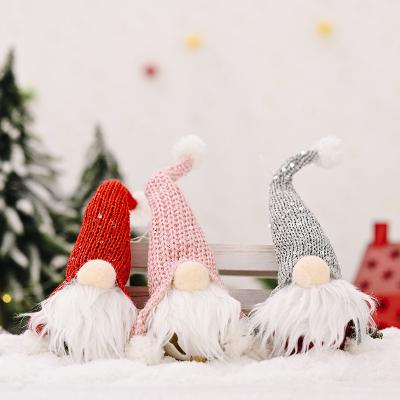 China Festival Stuff Christmas Plush Gnomes Tomte Gnome Ornaments Handmade Swedish Dwarf Figurine Holiday Elf Home Decorations for sale