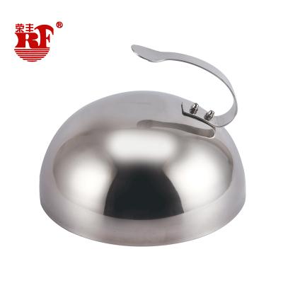 China Sustainable Stainless Steel Food Cover Dish Cover Dome Food Cover For Steak Salad / Fruit for sale