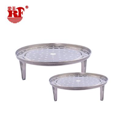 China Detachable Insert Pot Accessories Feet Kitchen Tripod Dish Steamer Stainless Steel Multifunctional Viable Stand for sale