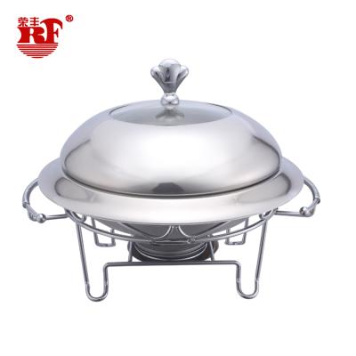 China MOQ: 1000pcs Full Size Stainless Steel Chafing Dish Beetle Plate Beffet Set Buffet Catering Warmer Tray Alcohol Furnace and Lid for sale