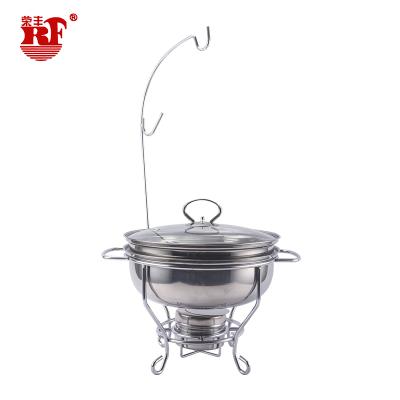 China Eco-friendly Alcohol Stove Single Oven Self-Reliance Alcohol Outdoor Stainless Steel Hotel Supplies Small Chafing Dish for sale