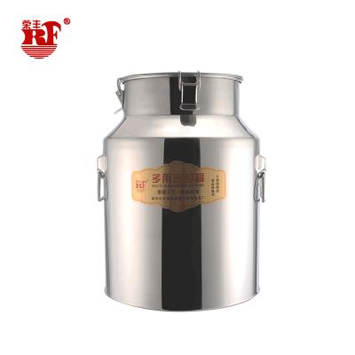 China Best Viable Selling Round Airtight Stainless Steel Tea Canisters Large Bucket Canister Sealed Canister for sale