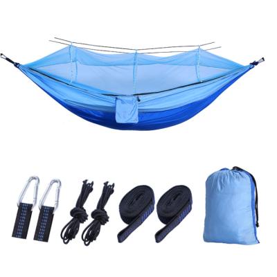 China Mosquito repellent/carrying piece/large strong/breathable & Parachute Hammock Nylon Swing Comfortable Anti-insect Portable Outdoor Hammock for sale