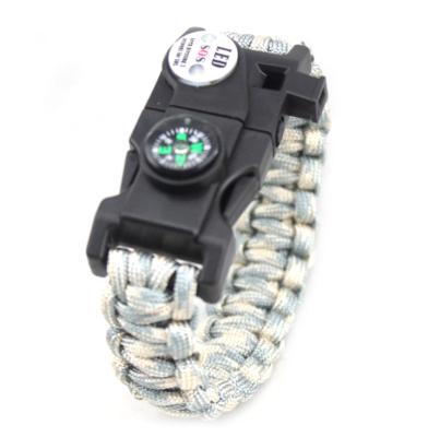 China Simply 20 in 1 Outdoor Mutifuction Wristband Escape Wrist Strap for sale