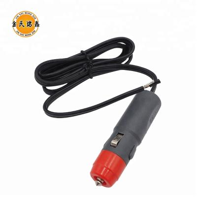 China All Car Red Head 12v Car Cigarette Lighter Socket With Line Car Charger for sale