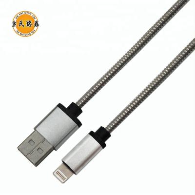 China Anti Twisting Type C Cable MX 40ft Silver Metal Fast Charging USB Cable High Speed ​​Wire Data Transfer Silver Metal for sale