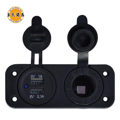 China Waterproof Car Accessories MX 12V/24V Dual USB Port For Car Charger Adapter for sale