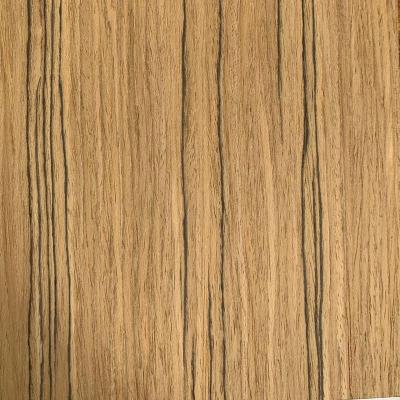 China Modern natural teak wood veneer (natural oak, walnut, ash, elm, factory supply with high quality) for sale