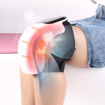 China Professional Heated Vibrating Electric Knee Brace Wrap Massager Electric Massager With Heat for sale