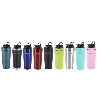 China Custom Thermos Stocked 25oz Shaker Bottle Wholesale Logo Printing Stainless Steel Vacuum for sale