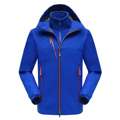 China OEM Men's Winter Ski Jacket Heat Seal Breathable Winter Waterproof 3 in 1 Outdoor Warm Ski Jacket 3 in 1 for sale