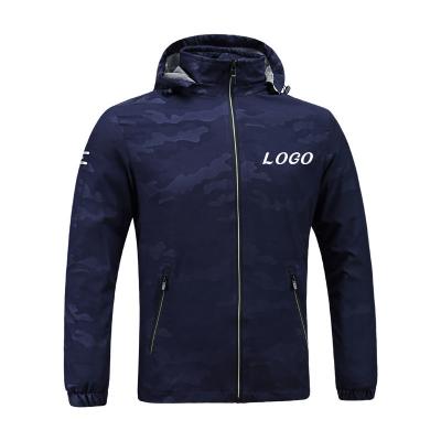 China Navy Breathable Windbreakers For Mens Morning Wind Jacket for sale