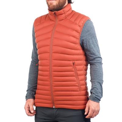 China Packable Anti-Shrink Outdoor Ultralight Mens Goose Down Vest for sale