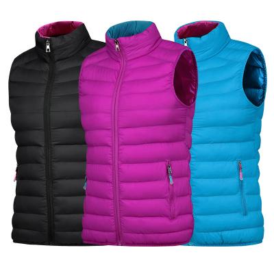 China Sustainable Raincoats Keep Warm Women Stripper Ultralight Vest For Winter for sale