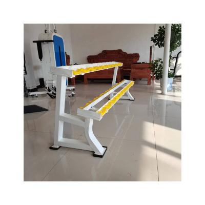 China Best Products Fitness Dumbbell Rack Commercial Gym Selling Standing Rack Ten Pairs Dumbbell Racks for sale