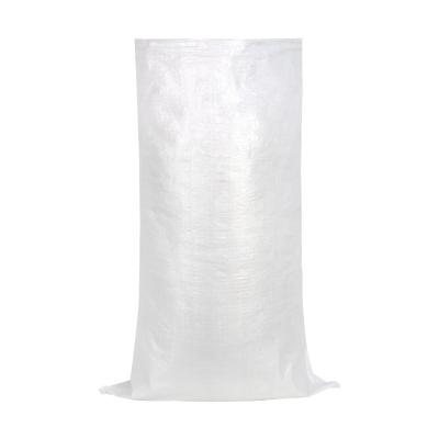 China Wholesale Recyclable High Quality White PP Woven Bags 25kg 50kg Rice Grains Flour Corn Bags Packing Bag for sale