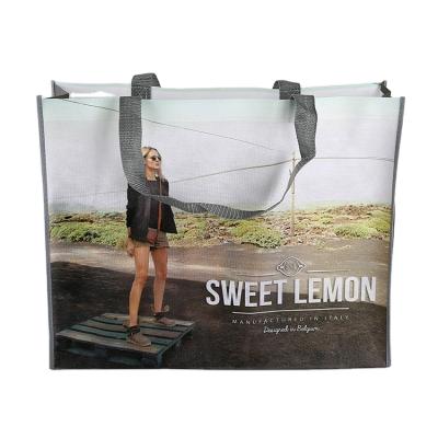 China Customized Design Recyclable Promotional Non Woven Tote Bag for sale