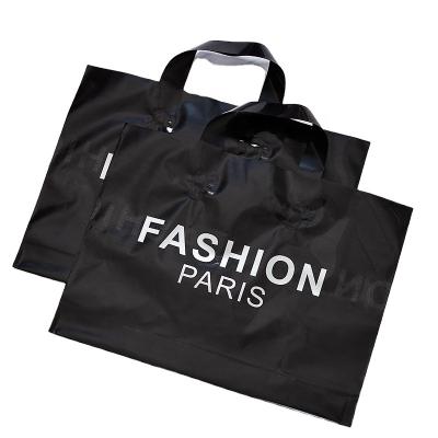 China Custom Logo PE Plastic Polyester Film Clothing Packaging Eco-friendly Matte Daily Necessities Bag for sale