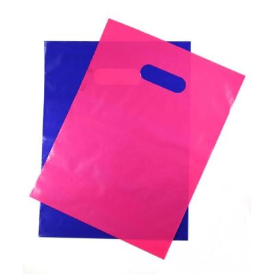 China Custom Glossy Retail Goods Moisture Proof Die Cut Handles No Gusset Perfect Thank You Shopping Bags for sale