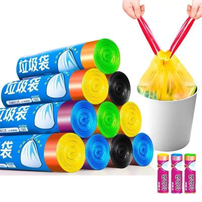 China Drawstring Biodegradable Biodegradable Disposable Compostable Plastic Waste Bag for sale