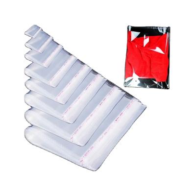 China Multi Clear Resealable Moisture Proof Clothes OPP Clear Self Adhesive Plastic Packaging Shoes Vegetable Trim Seal Strip Use Poly Bag for sale