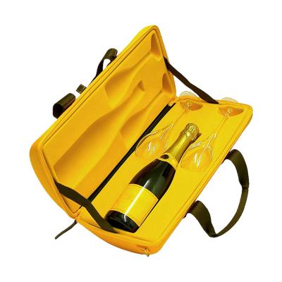 China Home Decor Wine Shell Case OEM Carry Storage Case Factory Professsiona Bottle Crate Custom Shockproof Gift Crate for sale