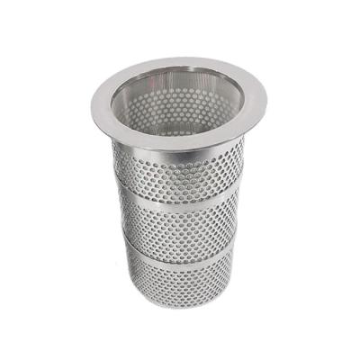 China Filter Customized Oil-Water Impurities Stainless Steel Filter Screen Micro Mesh Filter Double Cylinder Filter for sale