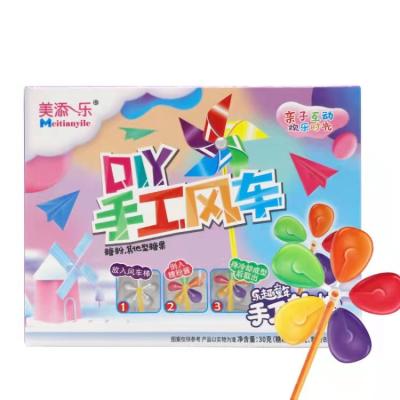 China Handmade Sets Children's Windmill Color Decoration DIY Candy for sale