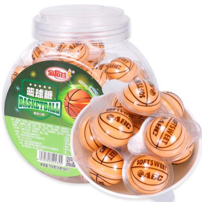 China Popular Halloween Natural Gummy Candy Shape Basketball Candy For Kids for sale