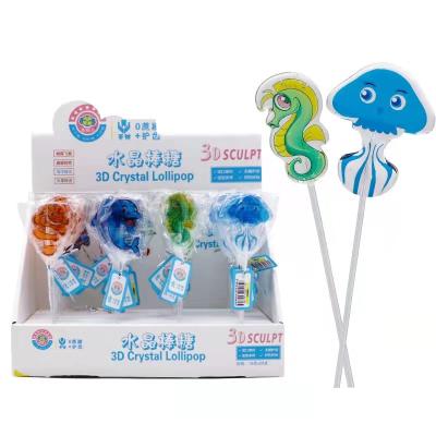 China Normal Ocean Elf Lollipop Sugar Free Crystal Lollipop 18g*28pcs for sale