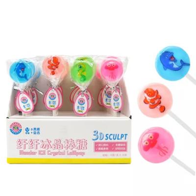 China Normal Thin Ice Crystal Lollipop Ocean Elf Lollipop 10g*32pcs for sale